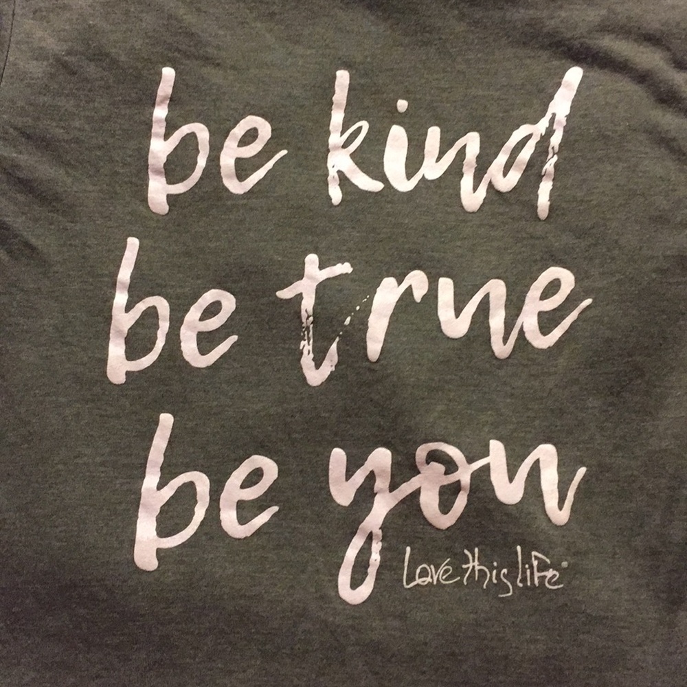 Olive green inspirational shirt
